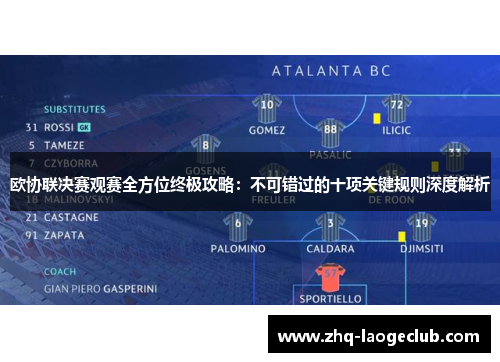 欧协联决赛观赛全方位终极攻略:不可错过的十项关键规则深度解析 欧协联决赛观赛全方位终极攻略:不可错过的十项关键规则深度解析